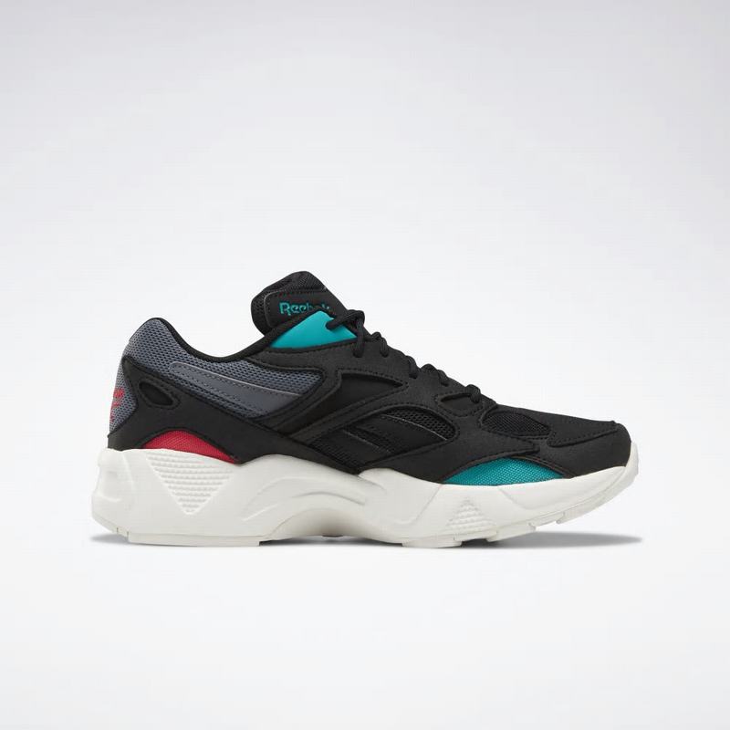Tenisi Reebok Aztrek 96 Dama Negrii/Gri/Turcoaz Romania CZ7306RJ